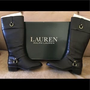 Ralph Lauren Women’s Black Boots Size 7B